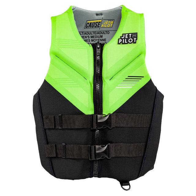 Yamaha Adult JetPilot Cause Neoprene 2 - Wjp-22234-Lm-Xl - Buckle Pfd - Extra Large-Green/Black