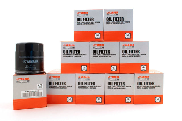 Yamaha 69J-13440-04-00 69J-13440-03-00 - Outboard Oil Filter - F150 F200 F225 F250 - 10-Pack