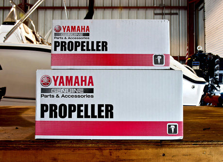 Yamaha MAR-13420-XR-D0 - K Series FX4 Stainless Steel Propeller - 4 Blade - 13.25 Dia - 20 Pitch - RH Rotation
