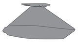 Yamaha Boat T - Mar-20Fsh-Mc-23 - Top Mooring Cover - 220 Fsh 222 Fsh Spt - Black - 2023