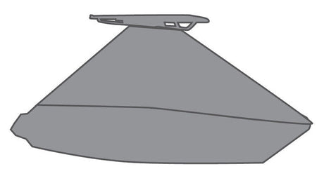 Yamaha Boat T - Mar-20Fsh-Mc-23 - Top Mooring Cover - 220 Fsh 222 Fsh Spt - Black - 2023