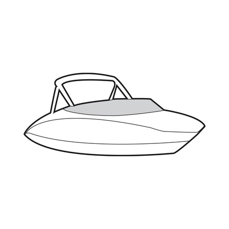 Yamaha Boat Cockpit Cover with Snaps - Mar-242Cc-Vr-Tp - 242 Limited S - 2010-2014 - Taupe