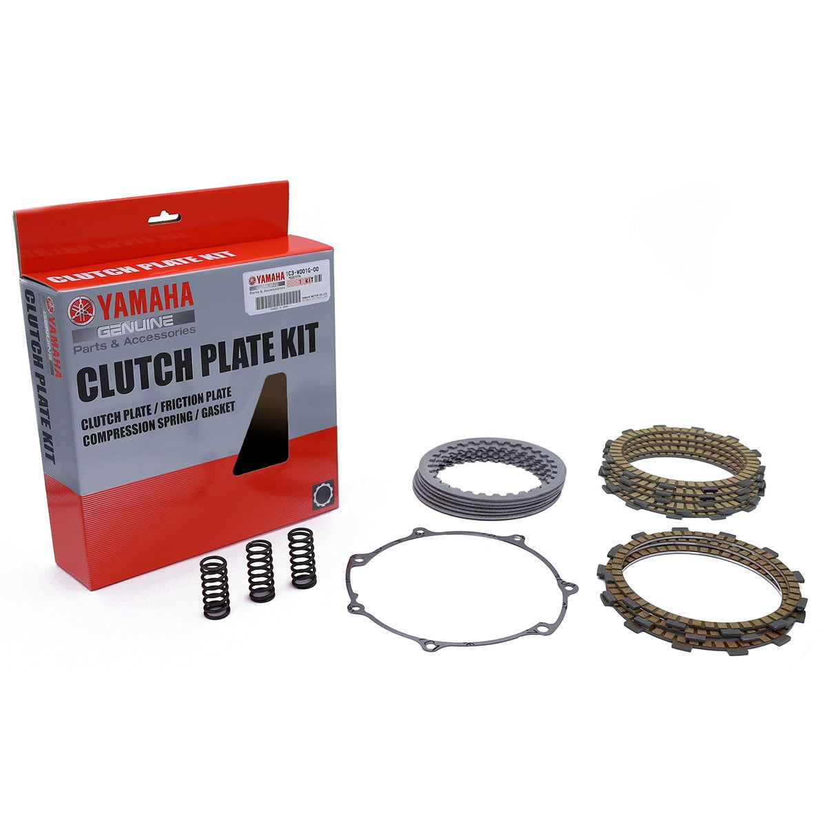 Yamaha B4X-W001G-00-00 - YZ125/YZ125X Clutch Plate Kit