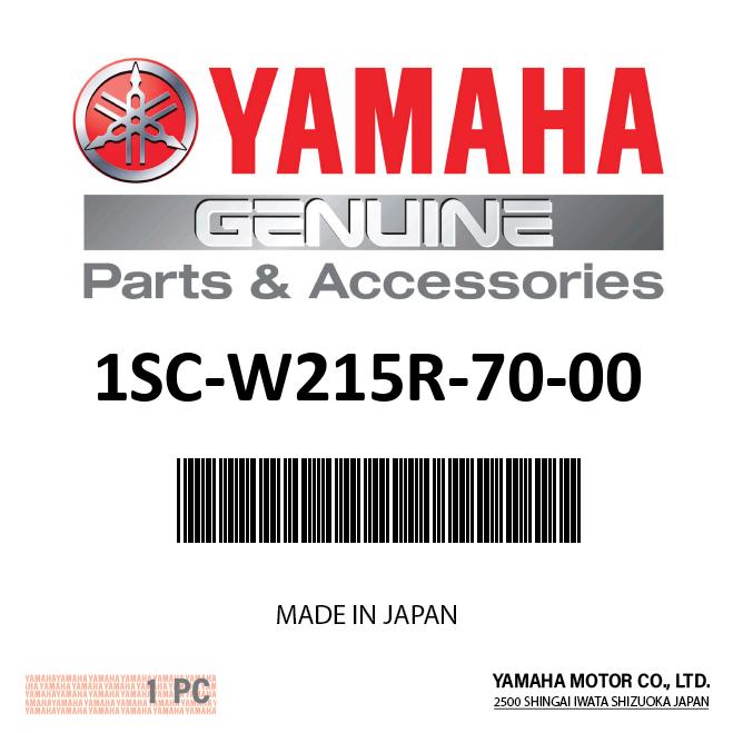 Yamaha 1SC-W215R-70-00 - Front Fender Assy