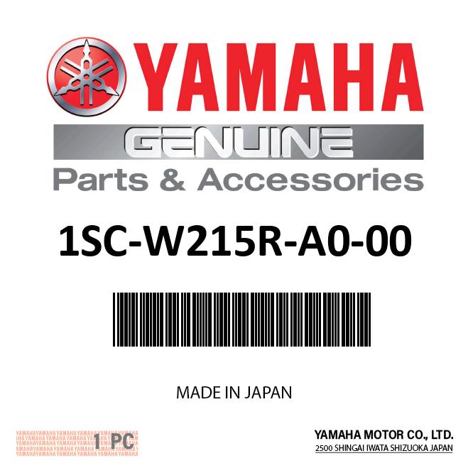 Yamaha 1SC-W215R-A0-00 - Front Fender Assy
