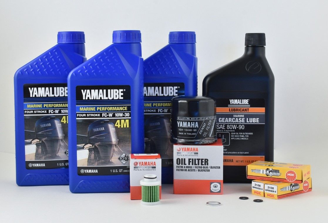 Yamaha 100 Hour Service Maintenance Kit - Yamalube 10W-30 - T60 - 2006