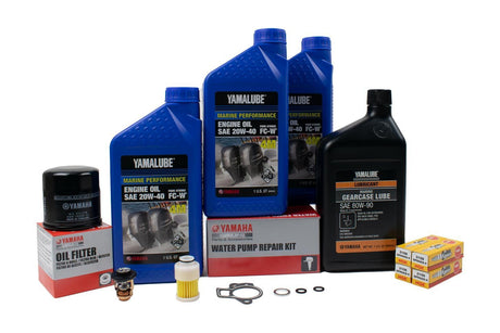 Yamaha 300 Hour Service Maintenance Kit - Yamalube 20W-40 - F50TLR T50TLR - 2005