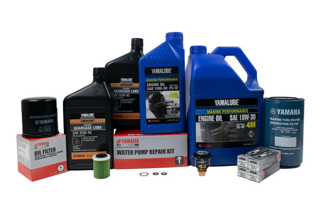 Yamaha 300 Hour Service Maintenance Kit - Yamalube 10W-30 - F150C - 2017-Current 