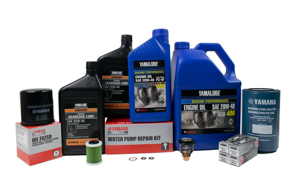 Yamaha 300 Hour Service Maintenance Kit - Yamalube 20W-40 - F150C - 20
