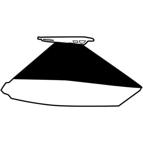 Yamaha Boat T - Mar-25Fsh-Mc-21 - Top Mooring Cover - 252 Fsh Spt 255 Fsh Spt E 255 Fsh Spt H - Black - 2021-2024