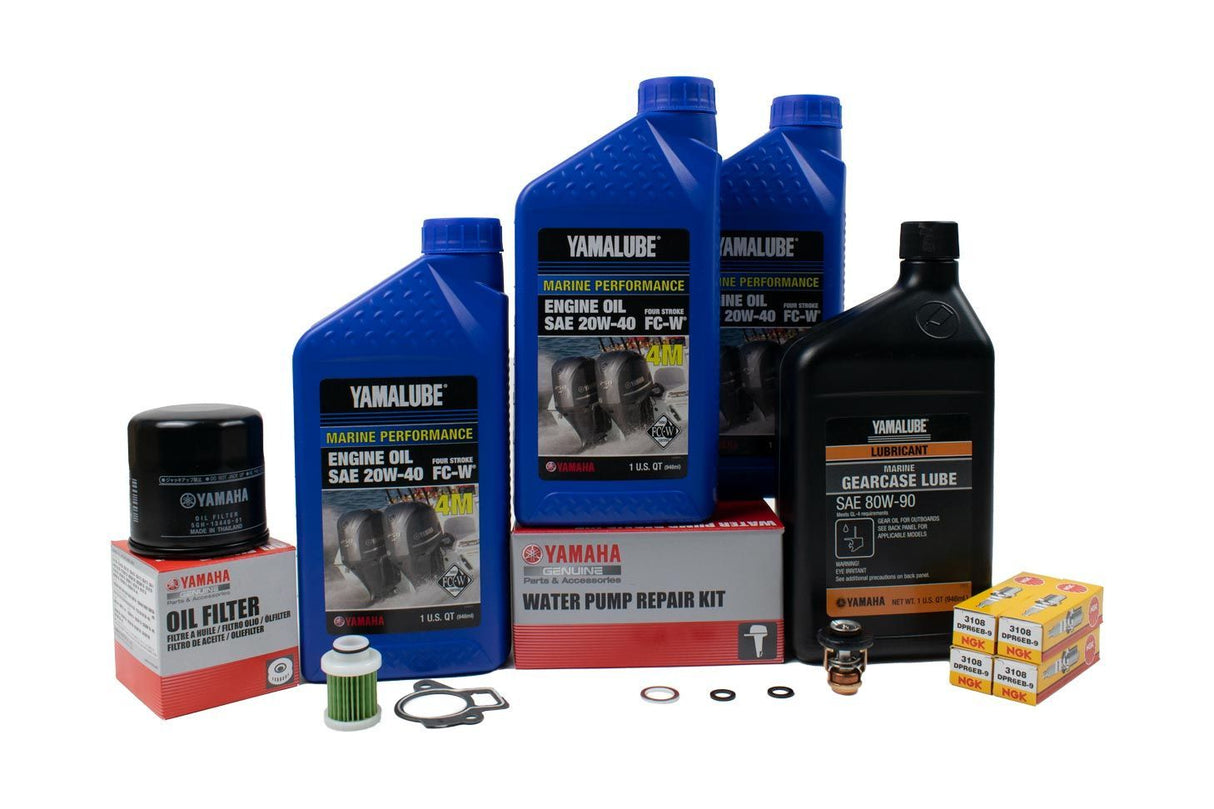 Yamaha 300 Hour Service Maintenance Kit - Yamalube 20W-40 - F60 - 2006-2020