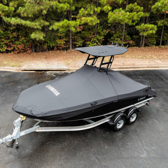 Yamaha Boat T - Mar-Fsh19-Tt-16 - Top Mooring Cover - 190 Fsh Sport - Black (T-Top)
