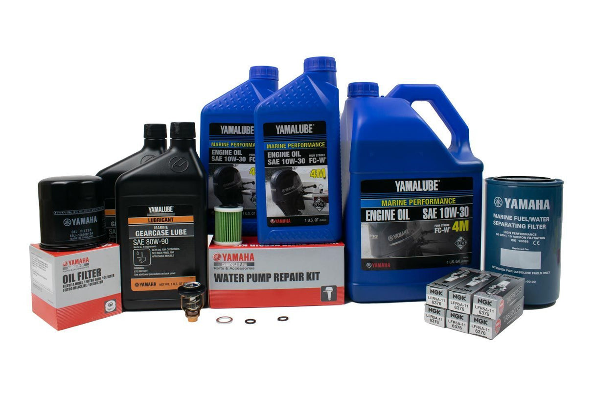 Yamaha 300 Hour Service Maintenance Kit - Yamalube 10W-30 - F200 & F225 3.3L V6 - 2006-2010 ( See Models )