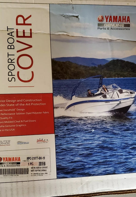Yamaha Boat Mooring Cover - Mpc-210Tt-Bk-19 - 210Fsh Tt Ff Seat - 2019 -Current