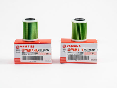 Yamaha 6P3-WS24A-02-00 supersedes 6P3-WS24A-01-00 - Fuel Filter Element - F150 VF200 VF225 VF250 F200 F225 F250 F300 F350 - 2-Pack