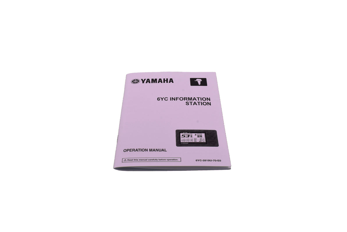 Yamaha 6YC-2819U-70-E0 - Multifunction meter guide