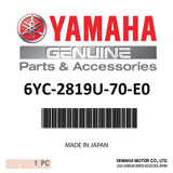 Yamaha 6YC-2819U-70-E0 - Multifunction meter guide