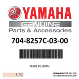 Yamaha 704-8257C-03-00 - Single Engine Key Switch Assembly