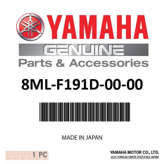 Yamaha 8ML-F191D-00-00 - Frame, Front End
