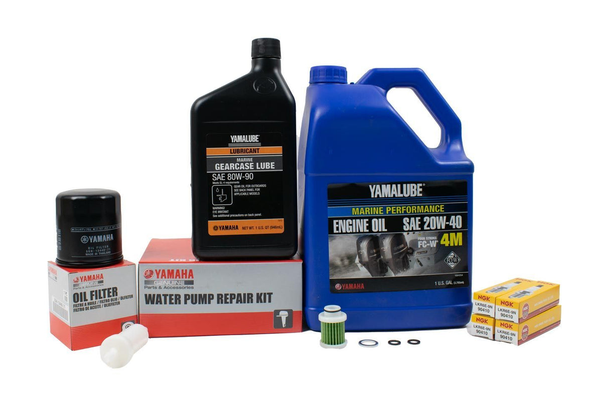 Yamaha 300 Hour Service Maintenance Kit - Yamalube 20W-40 - F90B - 2016-Current