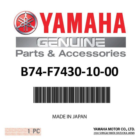 Yamaha B74-F7430-10-00 - Rear Footrest Assy 1