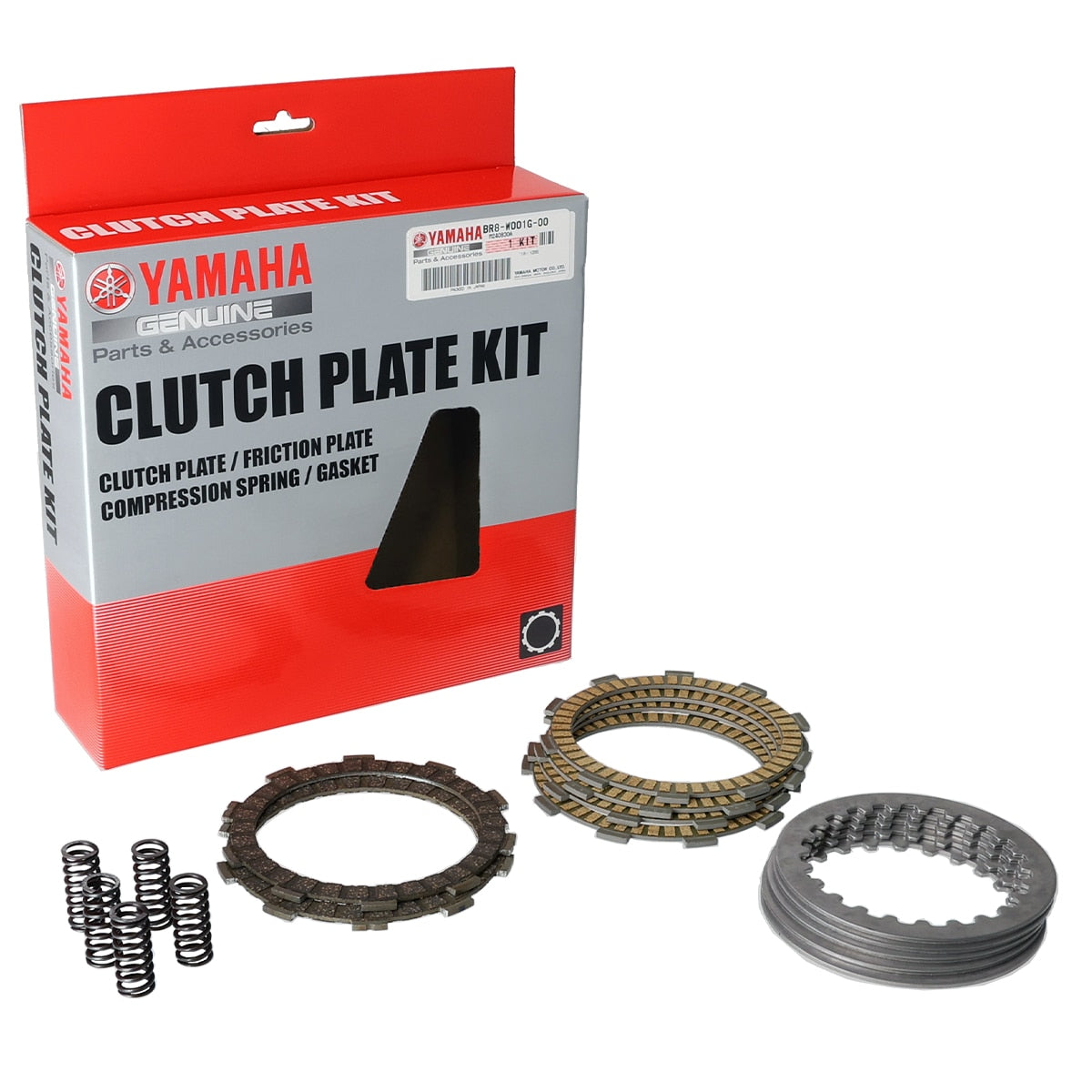 Yamaha BR8-W001G-00-00 - YZ65 Clutch Plate Kit