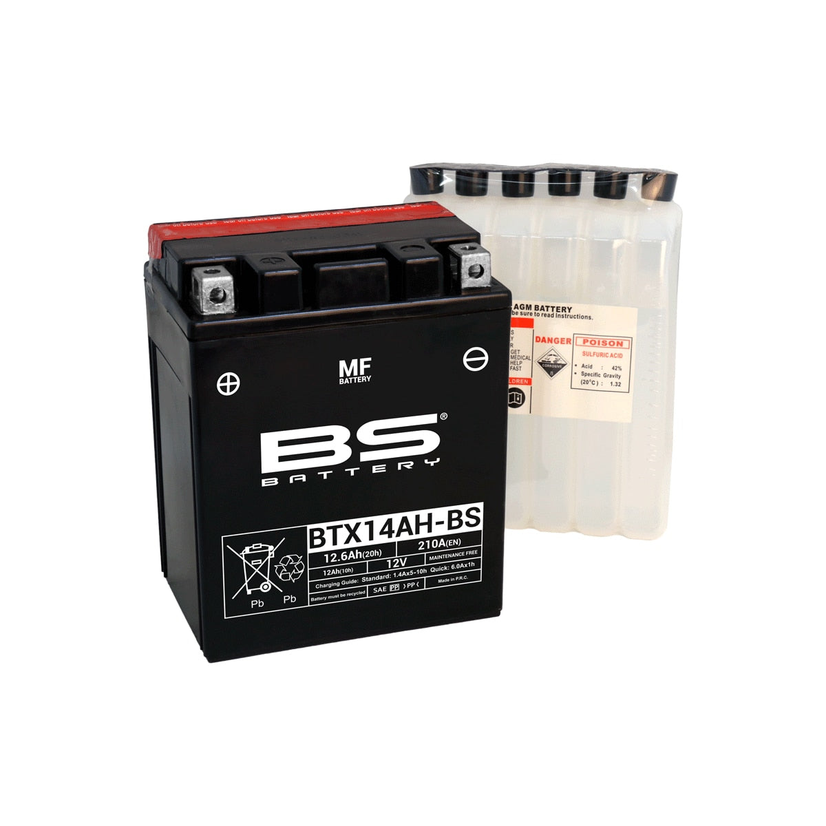 Yamaha BTX-14AHB-S0-00 - BTX14AH-BS Battery