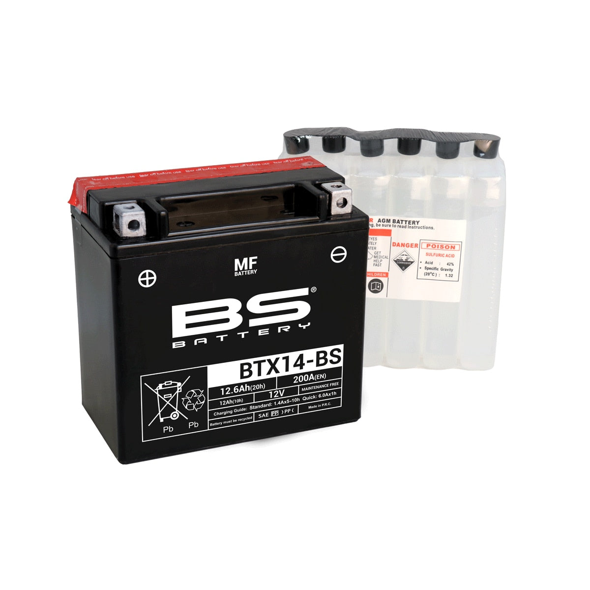 Yamaha BTX-14BS0-00-00 - BTX14-BS Battery