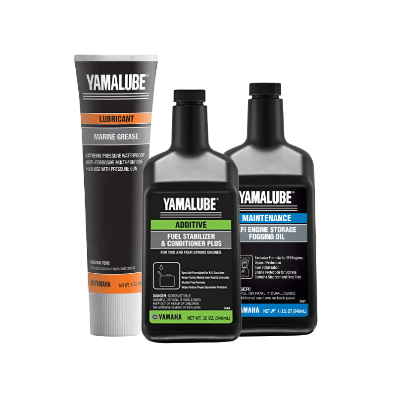 Yamaha - Winterizing Kit | 32 oz Fuel Stabilizer, 32 oz EFI Fogging Oil & 10 oz Marine Grease