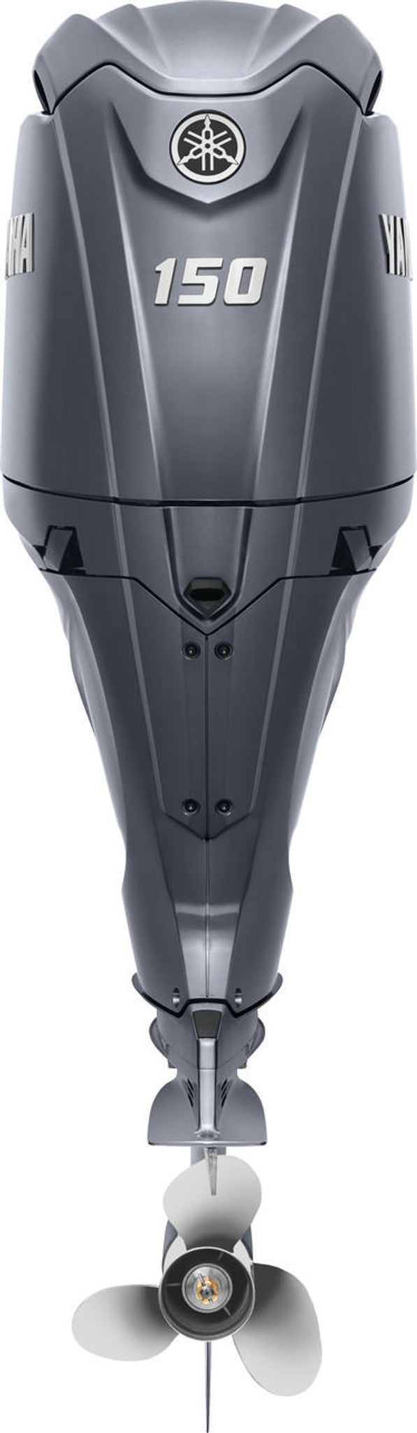 Yamaha F150XSA Outboard - Gray | 25-Inch Shaft | Digital Electronic Control (DEC) | Electric Start | Power Trim & Tilt