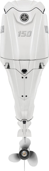 Yamaha LF150XSA4 Oubtoard - 25-Inch Shaft | Digital Electronic Control (DEC) | Electric Start | Power Trim & Tilt | Counter-Rotation | Classic White