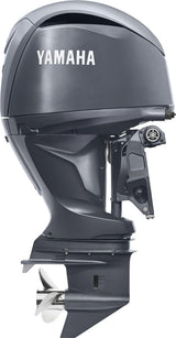 Yamaha F200XD Outboard-25-Inch Shaft | Digital Electronic Control (DEC) | Electric Start | Power Trim & Tilt | Gray