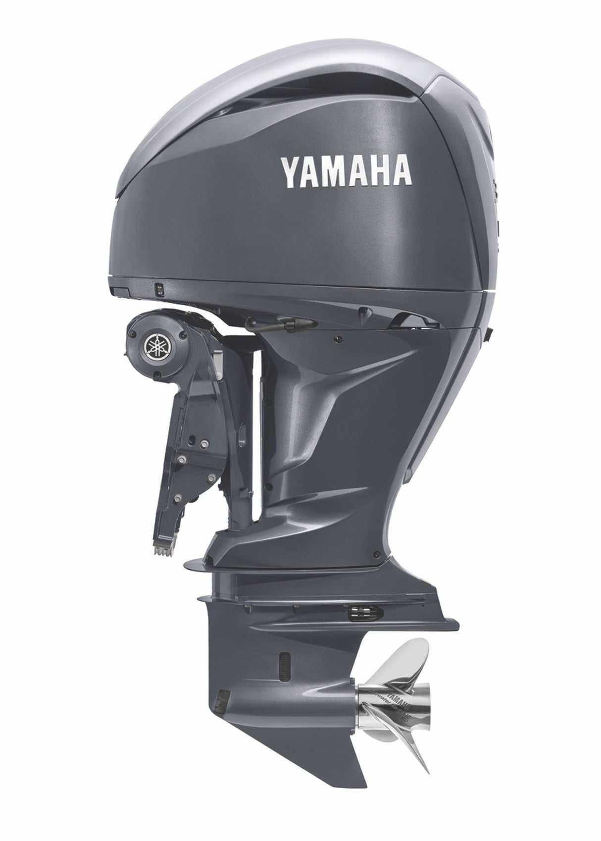 Yamaha LF350ESA Outboard - 35-Inch Shaft | 4.3-Liter V6 | Digital Electronic Control | Electronic Fuel Injection | Electric Start | Power Trim and Tilt | Gray | Counter Rotation