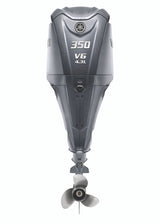 Yamaha LF350ESA Outboard - 35-Inch Shaft | 4.3-Liter V6 | Digital Electronic Control | Electronic Fuel Injection | Electric Start | Power Trim and Tilt | Gray | Counter Rotation