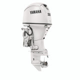 Yamaha F50LC2 Outboard - 20-Inch Shaft | Pearl White | Remote Control | Electric Start | Power Trim & Tilt |