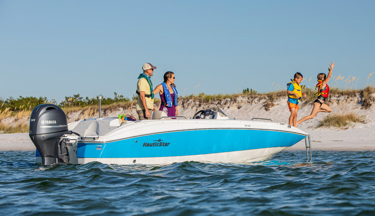 Yamaha F90XB Outboard - 25-Inch Shaft | Remote Control | Electric Start | Power Trim &amp; Tilt | Gray
