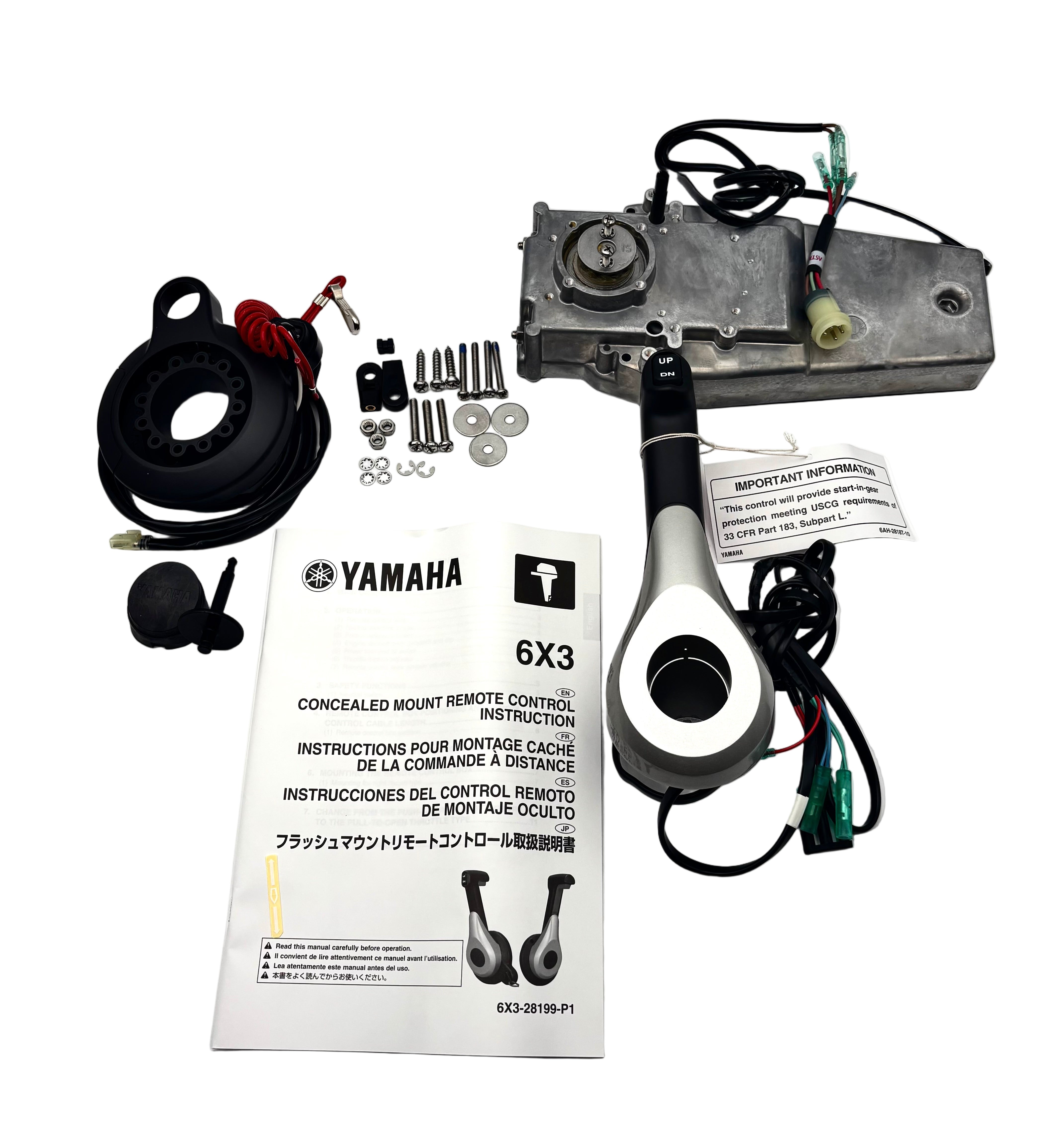 Yamaha 6X3-48206-11-00 - Right Side Flush Mount Control Box