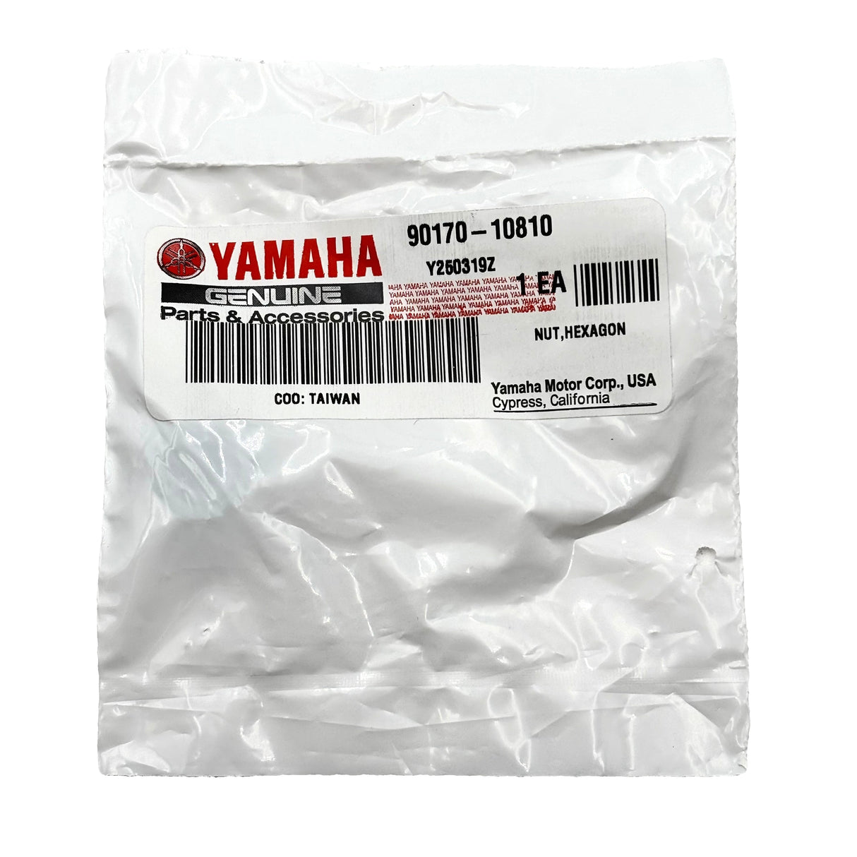 Yamaha 90170-10810-00 - Hexagon Nut