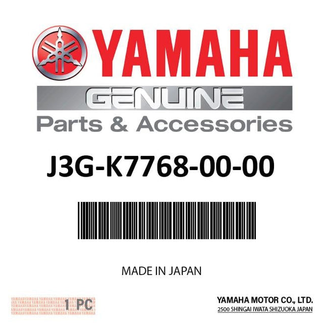 Yamaha J3G-K7768-00-00 - Label, Warning 8