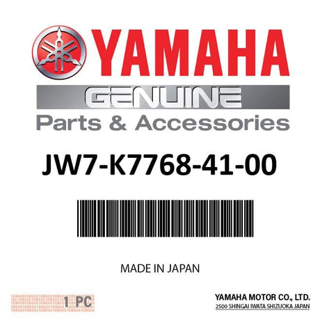 Yamaha JW7-K7768-41-00 - Label, Warning