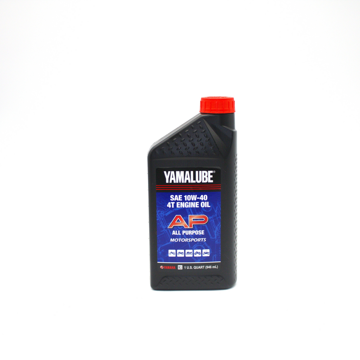 Yamaha LUB-10W40-AP-12 - Yamalube 10W-40 Motorsports All Purpose Engine Oil - Quart