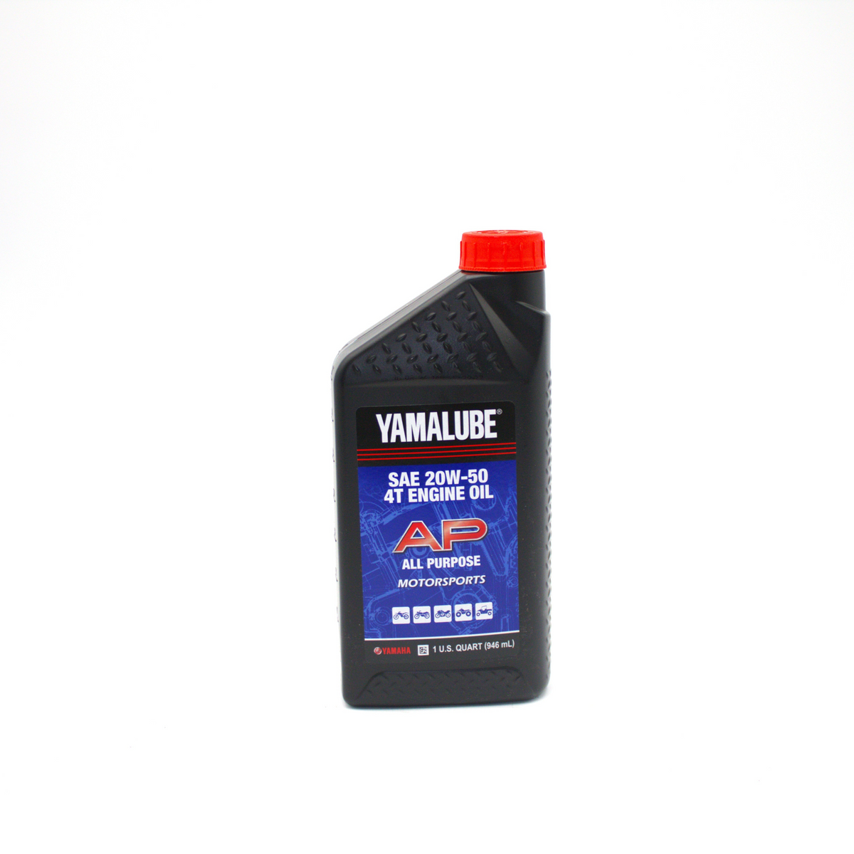 Yamaha LUB-20W50-AP-12 - Yamalube 20W-50 Motorsports All Purpose Engine Oil - Quart