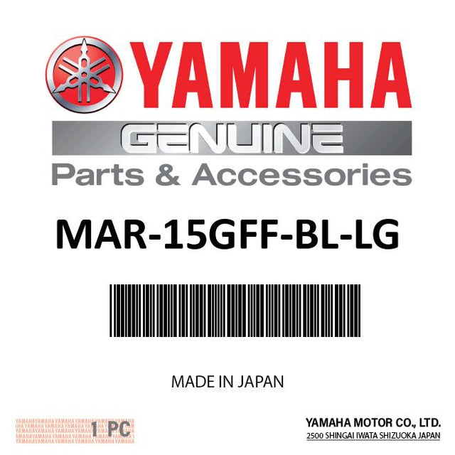 Yamaha MAR-15GFF-BL-LG - Glove-Yamaha Full Finger Blue
