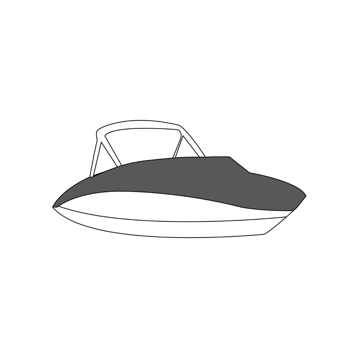 Yamaha Boat Tower Mooring Cover - MAR-222XD-MC-23 - AR220 222S SE SD XE XD - Black - 2023