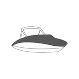 Yamaha Boat Tower Mooring Cover - MAR-222XD-MC-23 - AR220 222S SE SD XE XD - Black - 2023