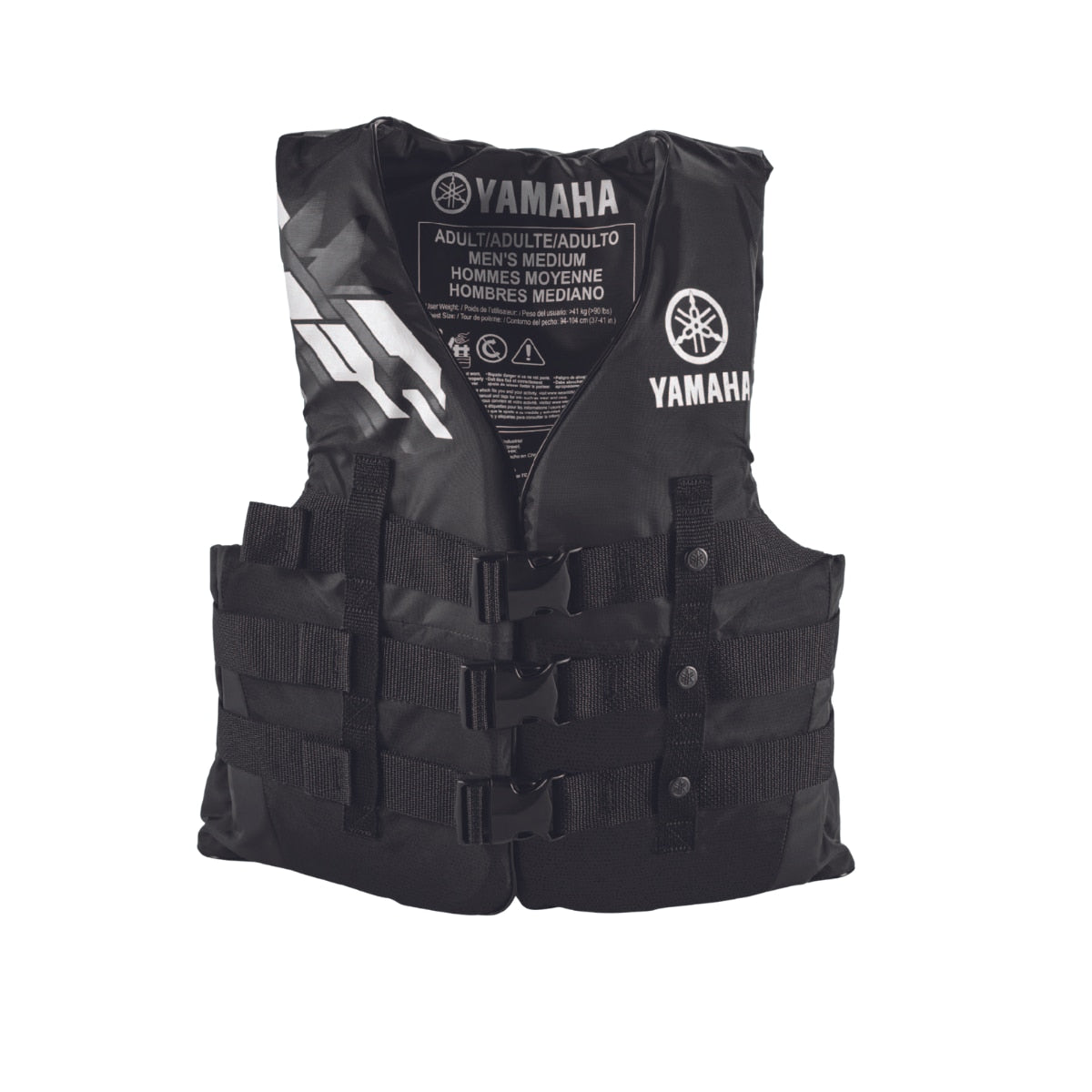 Yamaha MAR-23V3B-RD-XS - Men's Nylon 3-Buckle Personal Flotation Device