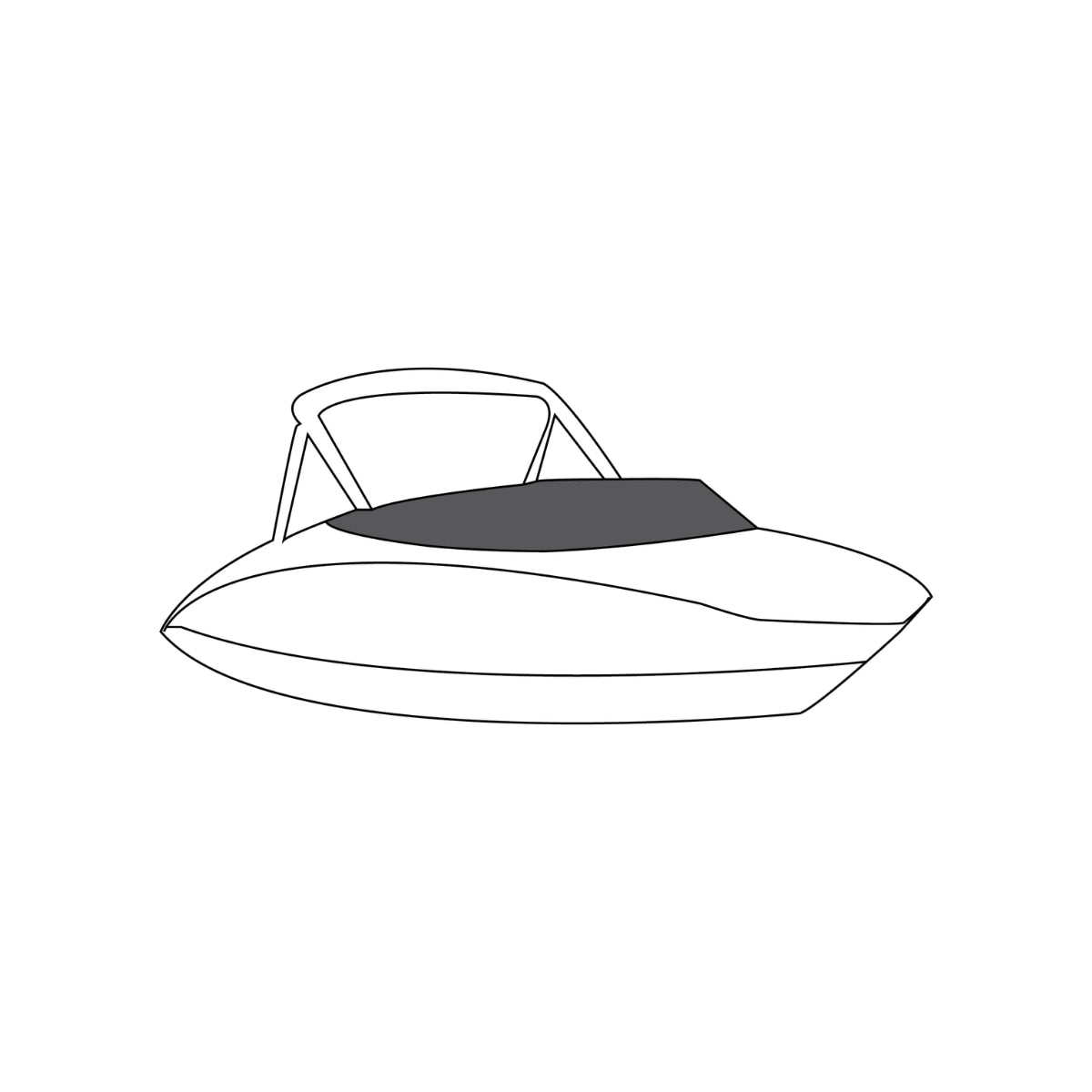 Yamaha Boat Cockpit Cover – MAR-SX220-CC-23 – SX220 – Black – 2023-Current