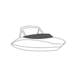 Yamaha Boat Cockpit Cover – MAR-SX220-CC-23 – SX220 – Black – 2023-Current