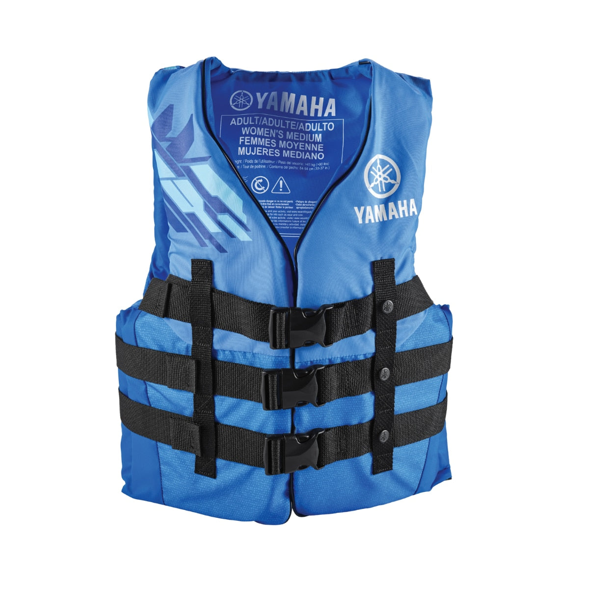 Yamaha MAW-23V3B-BL-LG - Women's Nylon 3-Buckle Personal Flotation Device