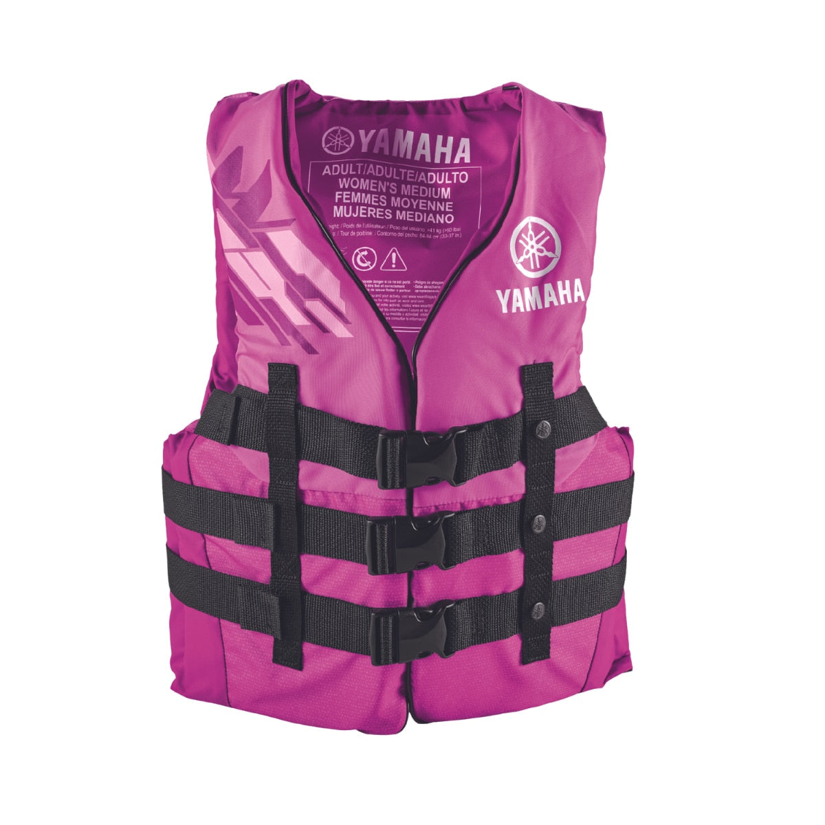Yamaha MAW-23V3B-OR-MD - Women's Nylon 3-Buckle Personal Flotation Device